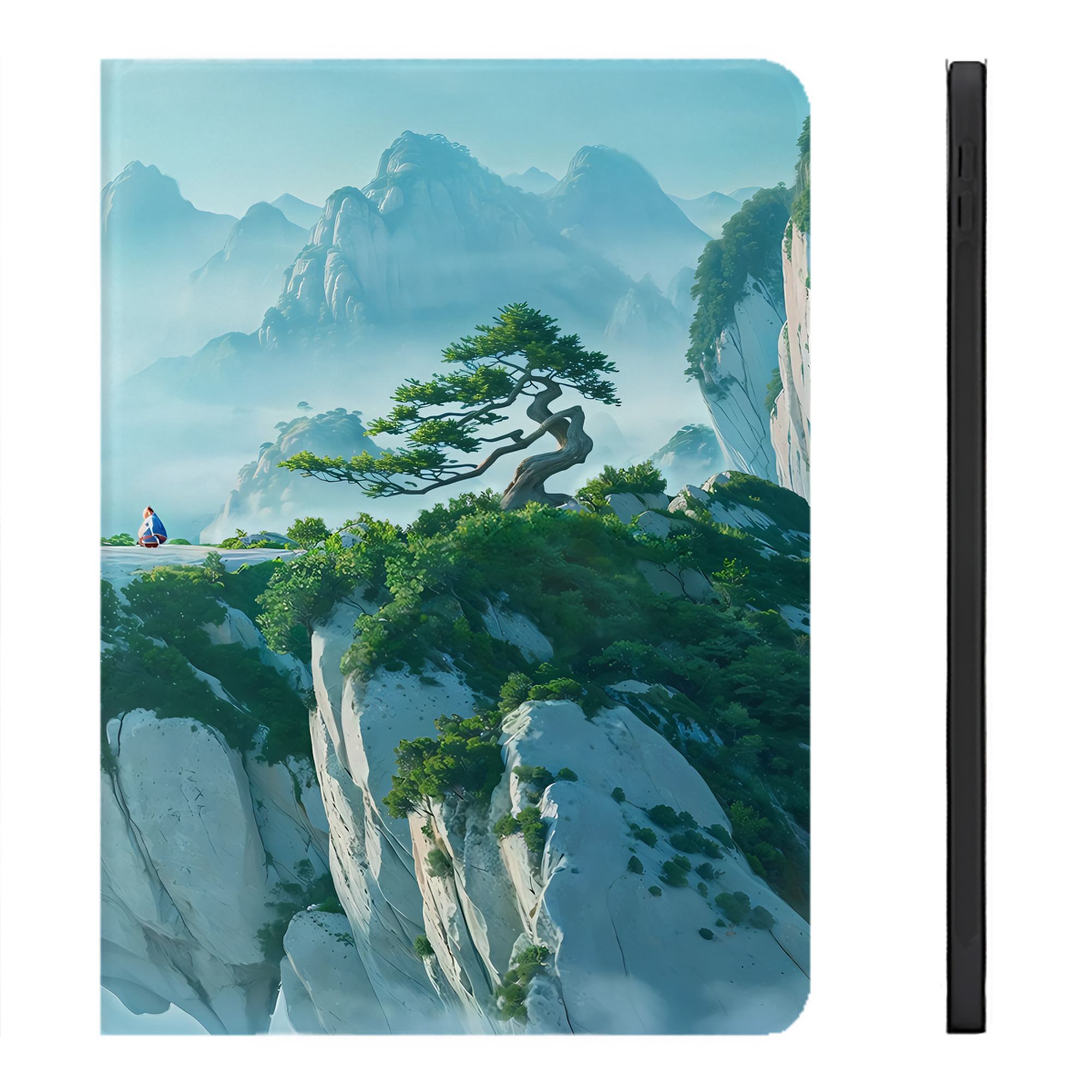 （画像用） Ne Zha 2 ナタ 魔童の大暴れ IPadケース ペンホルダー付き ブックスタイルデザイン